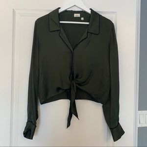 Wilfred New Tie-Front Blouse Size S *Worn Once*